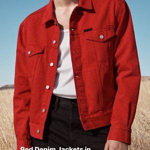 Red Denim Jacket